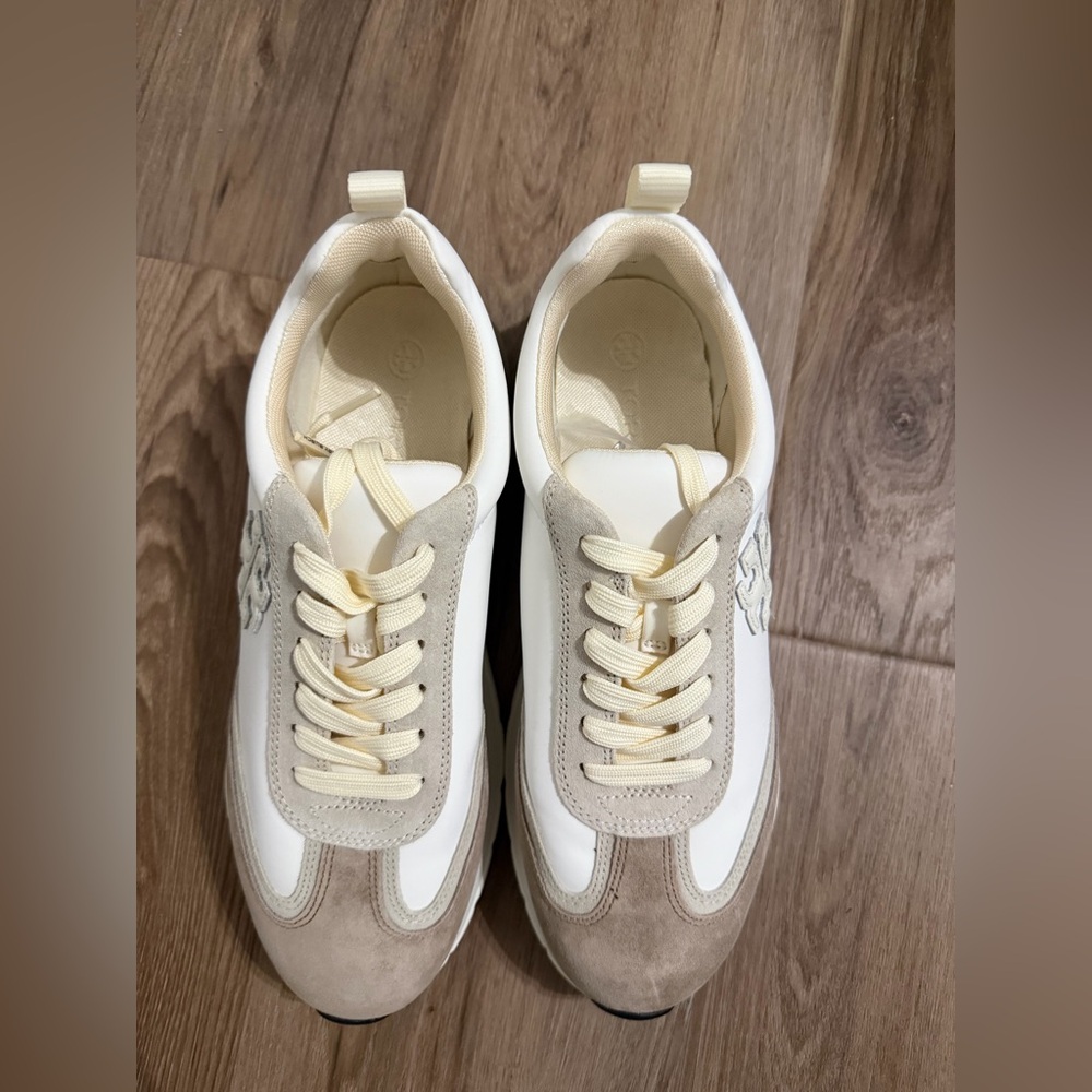 Tory Burch Good Luck Trainers Size 10 - Picture 3 of 5